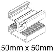 Knotwood Post 2 Way 50mm - 6500mm